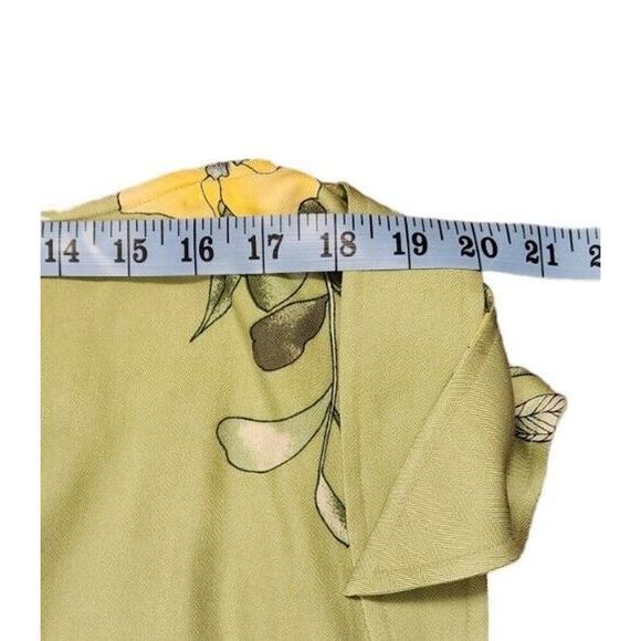 Vintage Tommy Bahama 100% Silk Tropical Top and Wrap Skirt Outfit Set Size M - Picture 12 of 15